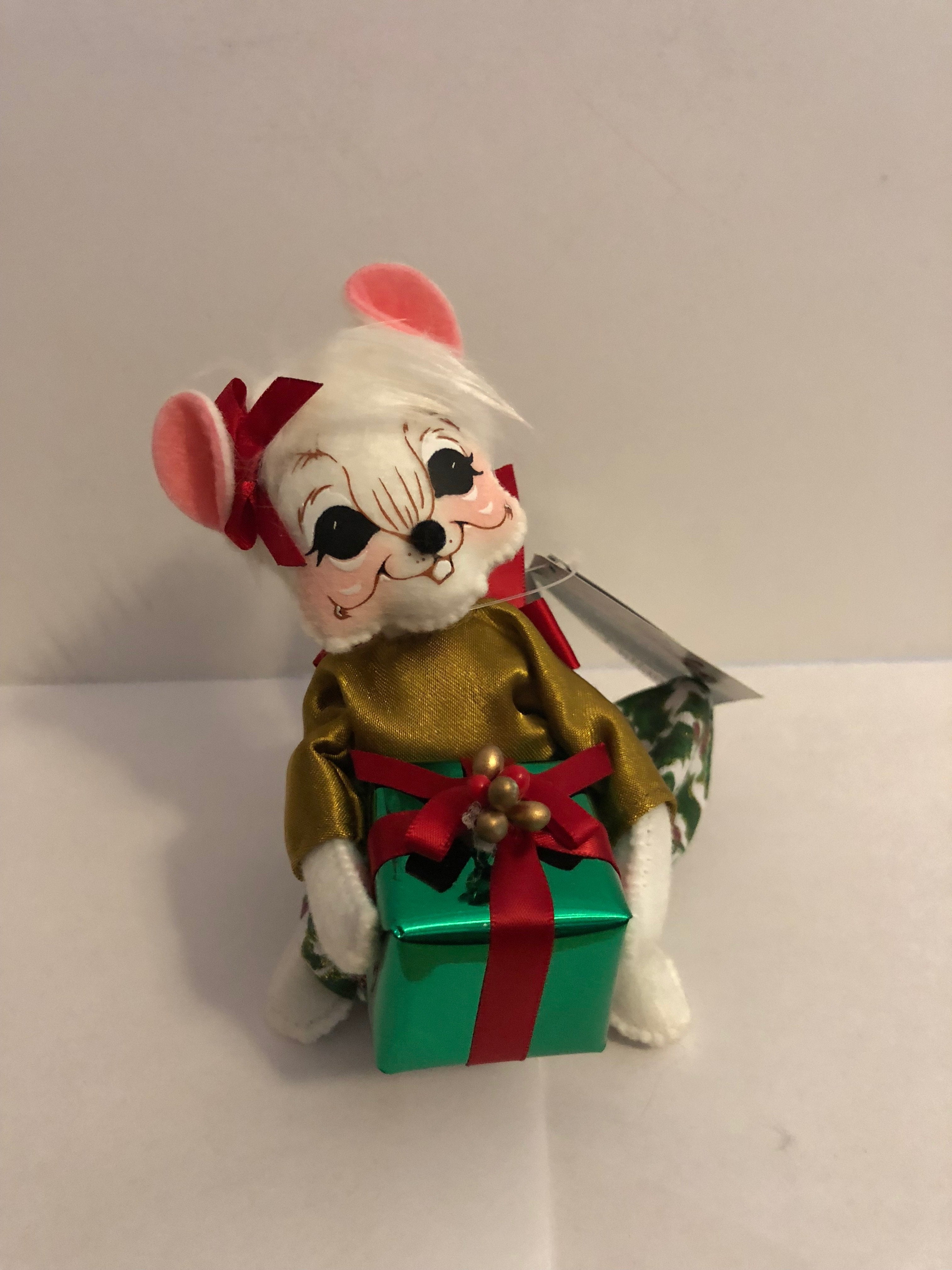 Annalee Dolls 2018 Christmas Elegance Girl Mouse Dillard's Plush New