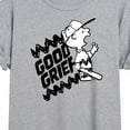 thumbnail image 3 of Peanuts - Good Grief Split  - Women's Oversized T-Shirt, 3 of 6