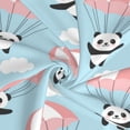 thumbnail image 6 of Kll Cute Panda Flying In The Sky Print Women'S Sarong Coverups Short Bathing Suit Wrap Skirt Beach Wrap Swimsuit Cover Ups, 6 of 7