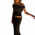 thumbnail image 3 of Women Off Shoulder Tops Sleeveless Shirts Y2K Going Out Crop Tank Top, 3 of 10