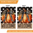 thumbnail image 6 of Fall Garden Flag 12x18 Inch Double Sided Outside, Autumn Pumpkin Welcome Seasonal Small Yard Outdoor Flag (White-Polka-Dot-NO.10), 6 of 6