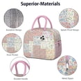 thumbnail image 4 of Womens Pioneer Flower Lunch Box for Work,Insulated Lunch Bag for Women,Loncheras Para Mujer,Leakproof Adult Lunch Bag for Work,Beach,Travel,Picnic,Camping, 4 of 7