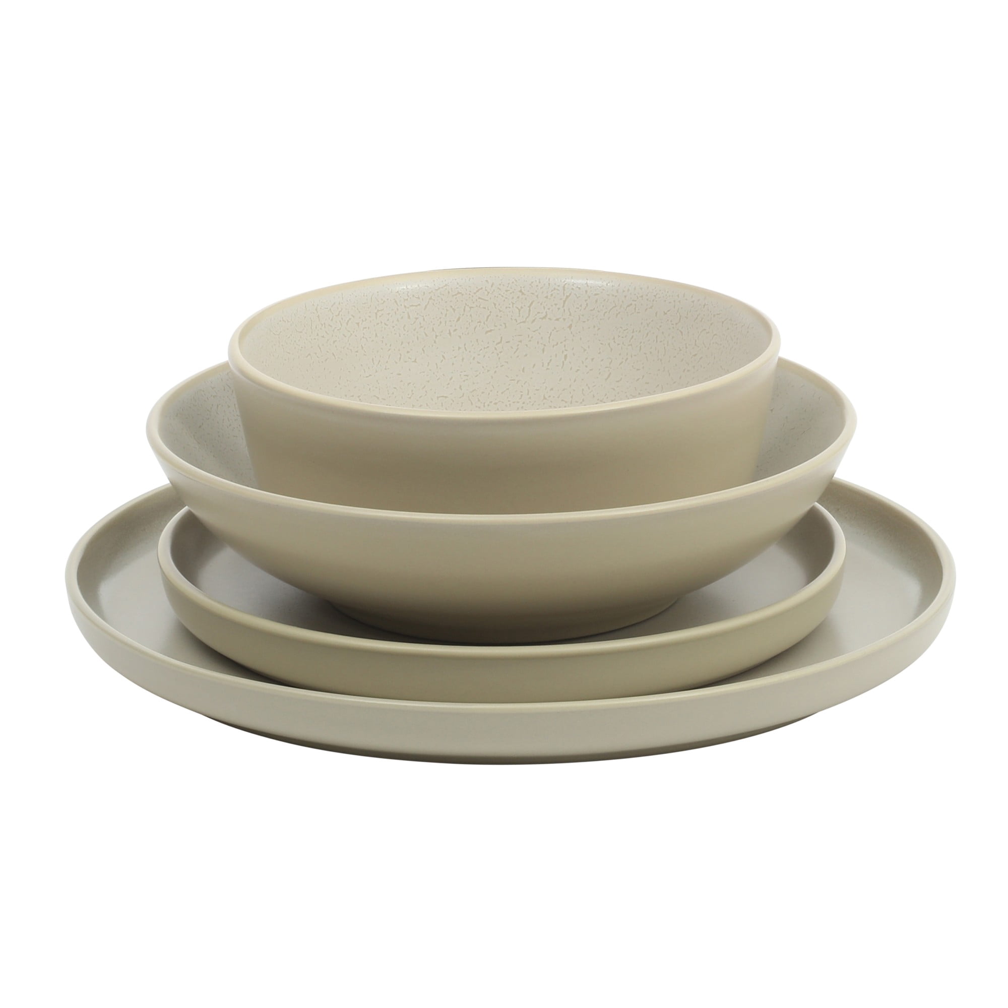 Gibson Elite Tribeca Loft 16-Piece Dinnerware Set - Service for 4 - Matte White