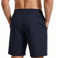 thumbnail image 7 of HISDERN Men's Athletic Shorts 7 Inch Inseam Drawstring Waist Quick Dry Casual Shorts with Pockets, 7 of 7