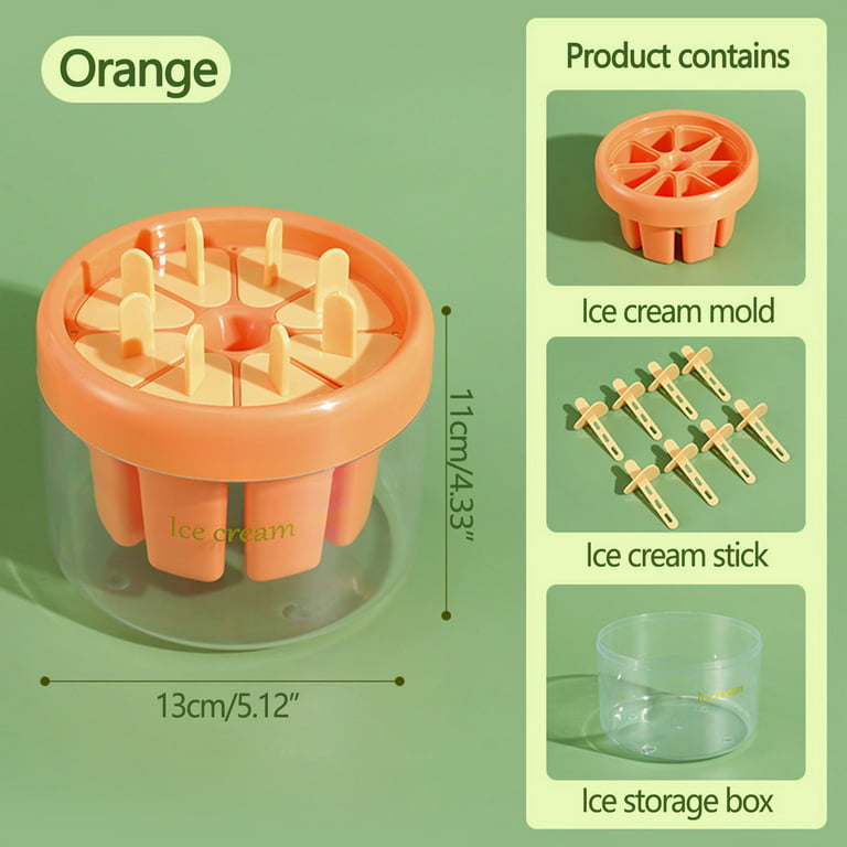 2023New 1PCS Mini Ice Cube Tray Mold Easy-Release 6 Grids Silicone Ice Food  Molds Maker