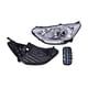 thumbnail image 1 of Faro Aveo 2018 A 2020 Chevrolet Izq Fdo Crom Manual/Eléctrico S/Motor DEPO ., 1 of 4