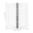 thumbnail image 2 of WASHWEPE 2Ud Bisagras Acrílicas Para Manualidades Con Transparente Y Tornillos Incluidos Para Fácil Instalación, 2 of 7