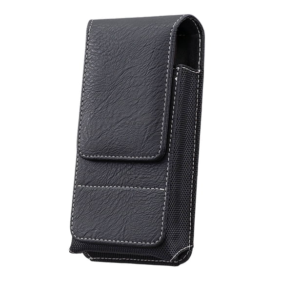 Universal Cell Phone Belt Holster Case, Tekcoo Vertical Leather Belt Clip Pouch Hybrid Carrying Case w/ Snap on Cover for CellPhone