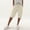 Beige women plus size cargo capri pants a1, variant on Women Plus Size Cargo Capri Pants Elastic Waist Flowy Casual Loose Fit Cropped Shorts Solid Basic Vacation Beach Hiking Trousers with Pockets Summer Clothes, Blue 2XL
