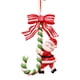 thumbnail image 1 of Adornos navideños con cordón, Papá Noel, muñeco de nieve, ciervo, colgante para árbol de Navidad, regalo para amigos y familiares, 2021, 1 of 7