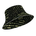 thumbnail image 2 of Gaeub American Flag Camo Printed Double Sided Reflective Bucket Hat Foldable Sun Hat for Camping Hiking Fishing, 2 of 9