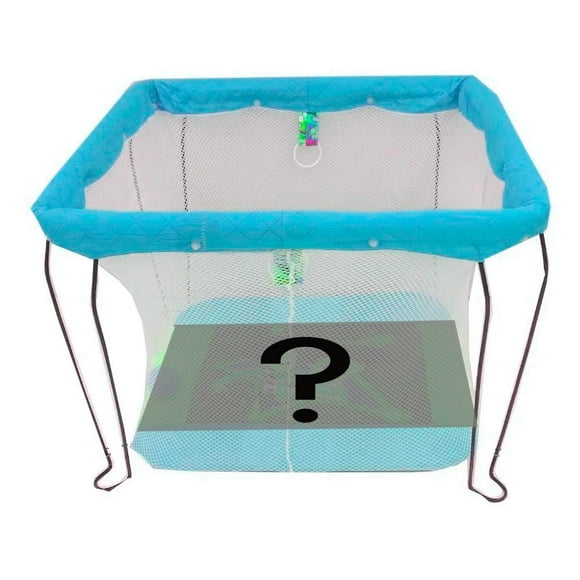 Corral de Malla para Bebé Hecho en Mexico Plegable Azul Cielo