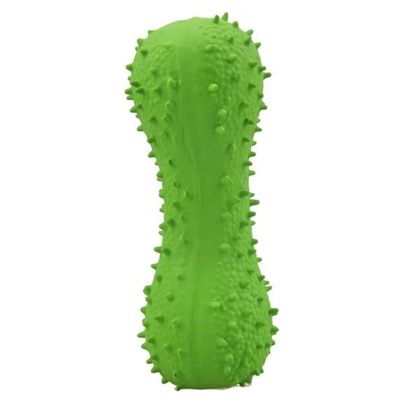 Dog Chew Toy, Flat Shape Squeaky Dog Chew Toy - Natural Rubber Toothbrush for Aggressive Chewers, Perfect for Small, Medium, and Large Dogs & Puppies
