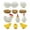 A, variant on Soumake 12Pcs Miniature Hen Chicken Family Egg Statue Figurine Doll House Garden Decor