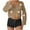 Khaki, variant on Women's Vacation Cardigan Casual Crochet Open Front Tie Long Sleeve Crop Tops Beach Cover Up