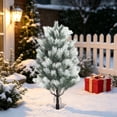 thumbnail image 3 of Artificial Christmas Pine Tree Stake with Realistic Cedar Branches and Pine Cones for Outdoor Yard, Porch, Pathways, and Garden Holiday Decoration, 3 of 5