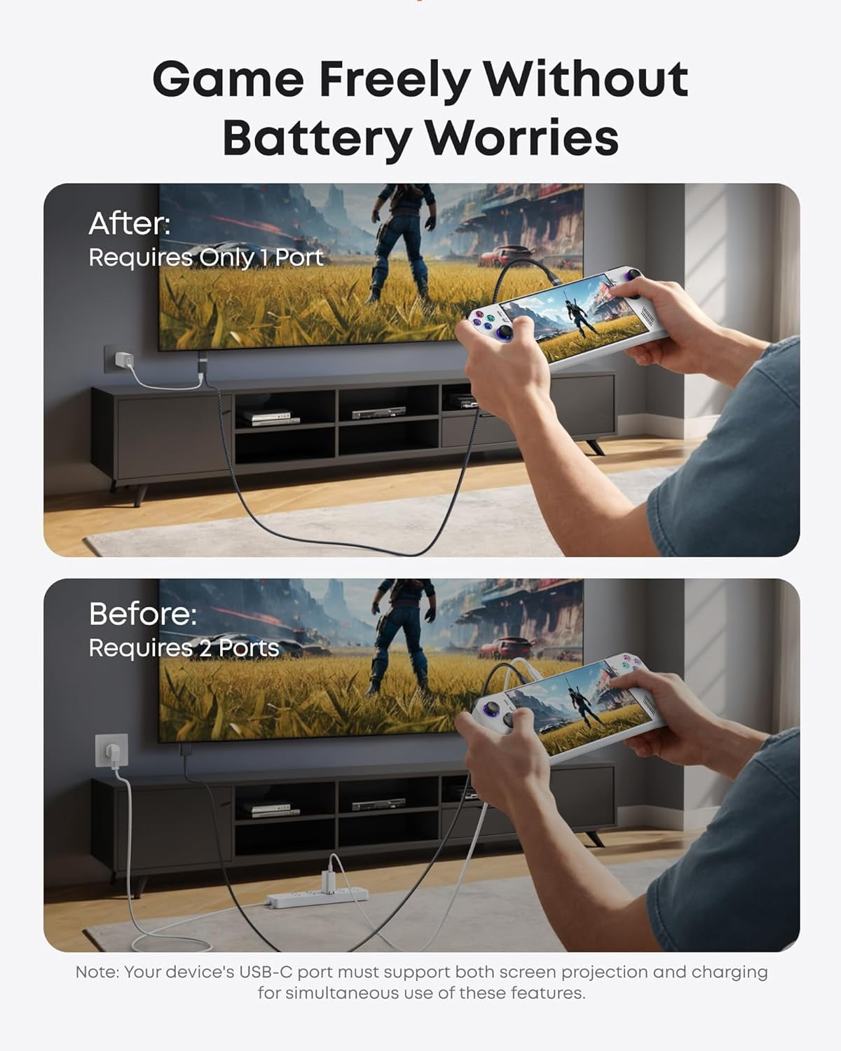 Anker Nano USB C to HDMI Cable Adapter with 140W PD Fast Charging Port,4K@60Hz,Sustainable with Advanced Shielding,Thunderbolt 5/4/3 Compatible