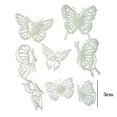 thumbnail image 4 of Vikakiooze Home Decor 8Pcs Butterfly Decoration Glow In The Dark Stickers Luminous Wall Decal, 4 of 5