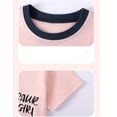 thumbnail image 4 of Emy Dola Toddler Girls Summer 2 Piece Outfits 100% Cotton Short Sleeve T-Shirt and Elastic Waist Shorts Clothing Sets 2-7 Years, 4 of 7