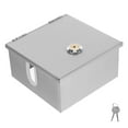 thumbnail image 2 of Shisuyan Electric Plug Cover Electrical Box Stainless Steel Splashproof Safety Cover For Office Use 1Set, 2 of 9