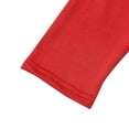 thumbnail image 4 of Mialoley Women Dress Solid Color Long Sleeve Rectangle Neck Low Chest Slim Outfit, 4 of 5
