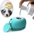 thumbnail image 1 of Baño cachorro perro grande gato baño masaje guantes cepillo suave seguridad silicona accesorios para mascotas, 1 of 2