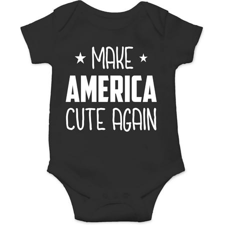 

Make America Cute Again Baby Bodysuit Funny Cute Adorable Infant Romper Clothing Boys Girls