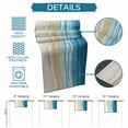 thumbnail image 6 of Blue Summer Beach Coastal Table Runner - 70 Inch Long Nautical Beige Seaside Cotton and Linen Blended Dress Scarves Farmhouse Table Runner for Kitchen Dining, Coffee Table, 13" x 70", 6 of 8