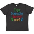 thumbnail image 3 of Inktastic My Godmother Loves Me Youth T-Shirt, 3 of 5