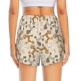 thumbnail image 2 of Lsque Cartoon Poodle Dog Printed Women's Running Shorts with Liner Pockets,Elastic Quick Dry Workout Athletic Gym Yoga Shorts,Womens High Waist Shorts-Medium, 2 of 9