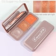 thumbnail image 1 of Iumwxz Cosmetic Matte Eyeshadow Cream Makeup Palett Set 3 Colors Eyeshadow, 1 of 2