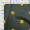 thumbnail image 1 of oneOone Cotton Silk Fabric Small Motif Ikat Printed Craft Fabric BTY 42 Inch Wide, 1 of 4