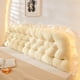 thumbnail image 1 of Cojín de cama, envoltura suave, gran cojín de respaldo, cojín de cama, cojín suave, almohada, gran respaldo 50x120cm, amarillo, 1 of 6