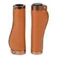 thumbnail image 3 of LOVIVER Double Locking Bike Handle Bar Grips Comfortable Handlebar Grip , Brown, 137mm, 3 of 6