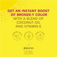 Jergens Natural Glow Instant Sun Sunless Tanning Moisturizer + Bronzer, Deep Bronze, 6 fl oz