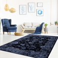 thumbnail image 5 of Samira Tapis Traditionnel Bleu Marine, 5 of 5
