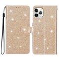 thumbnail image 6 of For iPhone 11 Pro Wallet Case Bling Shiny Premium PU Leather with RFID Blocking Card Slots Holder Magnetic Flip Kickstand Shockproof Wrist Strap Cover For iPhone 11 Pro, Gold, 6 of 7