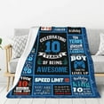 thumbnail image 3 of LHSHID 10 Year Old Boy Gifts Gifts for 10 Year Old Boys Kids Blanket Warm Flannel Throw Blankets for Boys 10 Year Old Boy Birthday Gifts Ideas 10 Year Old Boy Birthday Graduation Gift 60"x80", 3 of 8