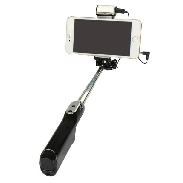 Selfie Stick with LED Light,CoastaCloud Wired SelfiePortrait Monopod