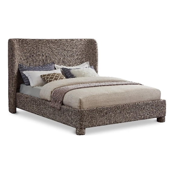 Meridian Furniture Penny Brown Fabric Full Bed