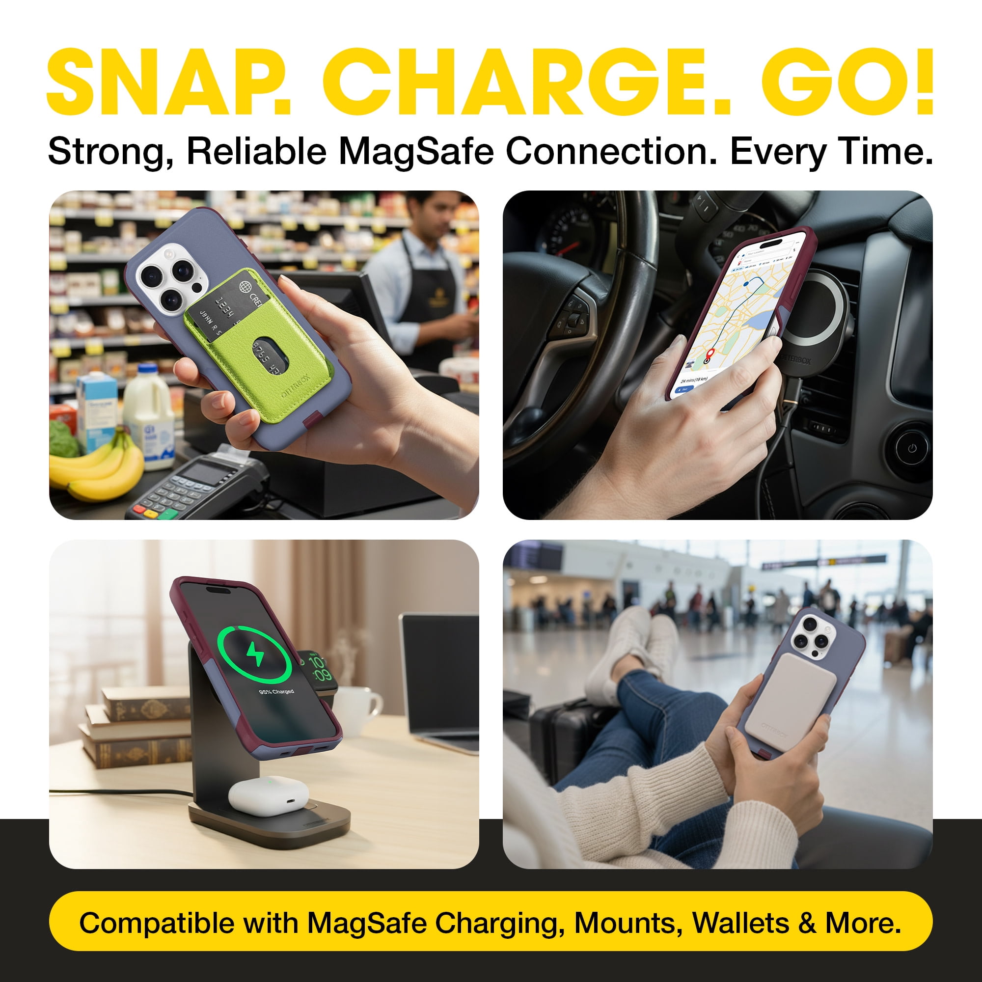 Otterbox iPhone 16 Pro Commuter Series Case - Berry Seriously