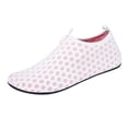 thumbnail image 3 of lnmuld Men Women Water Shoes Non Aqua Socks Solid Color for Beach Pool Surf Yoga Snorkeling Color:Pink,Size:10, 3 of 6
