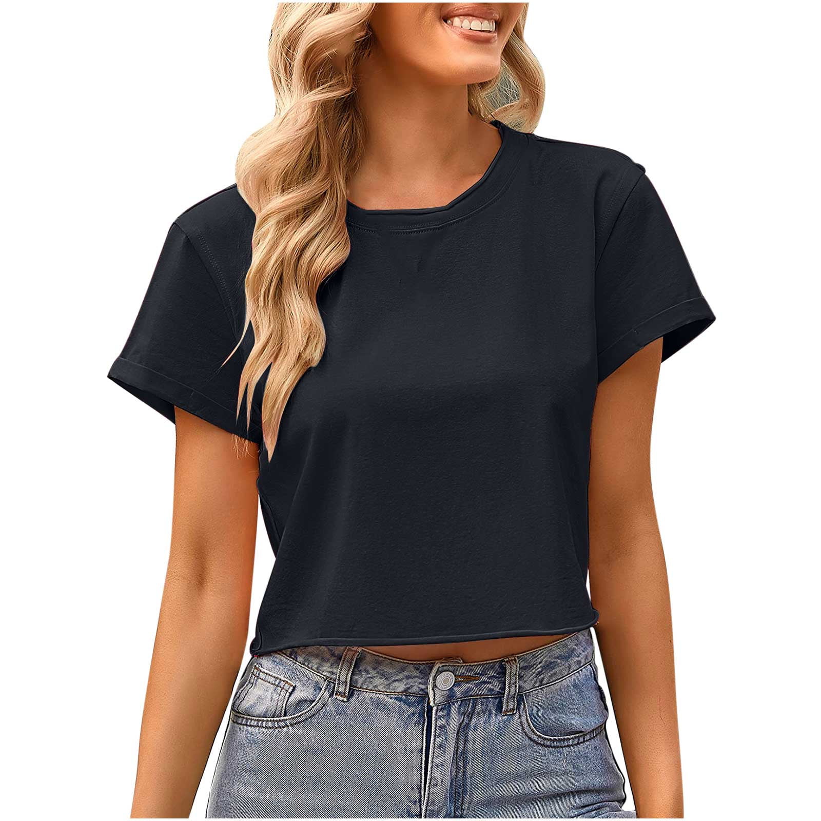Buy T Shirts for Women Graphic Printed Tee Tops Short Sleeve Crewneck  Casual Loose Fit Workout Y2k Shirt T-Shirts Online at desertcartKUWAIT