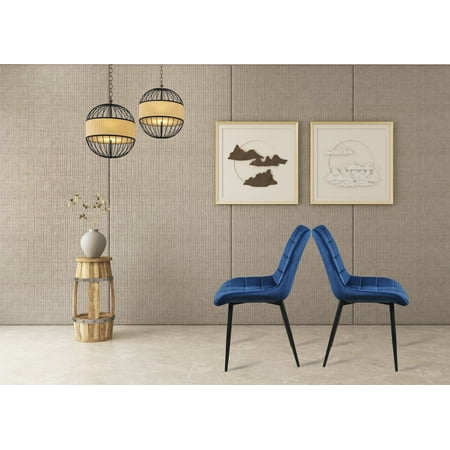 Sears Sales Circular Dining Chair Set of 2-Blue on Sale, URHOMEPRO Curved Seat Velvet Fabric Dining Chair, High-Resiliency Foam Cushion Side Chairs, Easy to Assemble, for Home Kitchen Living Room, Blue, S12105 ()
