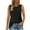 Black, variant on TKLPEHG Tank Tops for Women Crew Neck Tank Top Loose Comfy Lightweight Solid Color Fashion Sleeveless T Shirt Casual Summer Clothes Blouses (Black,M)