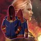 thumbnail image 1 of Sudadera con capucha de la película vengadores Endgame Quantum Realm, chaqueta con tecnología avanzada, disfraces de Cosplay, traje de capitán Marvel, 2019, 1 of 3