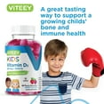 thumbnail image 6 of VITEEY Kids Vitamin D3 Gummies 1000 IU, Kids Immune Support and Bone Health, Berry Flavor, 60 Ct, 6 of 7