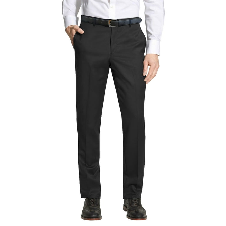 Men’s Slim-Fit Belted Casual Dress Pants