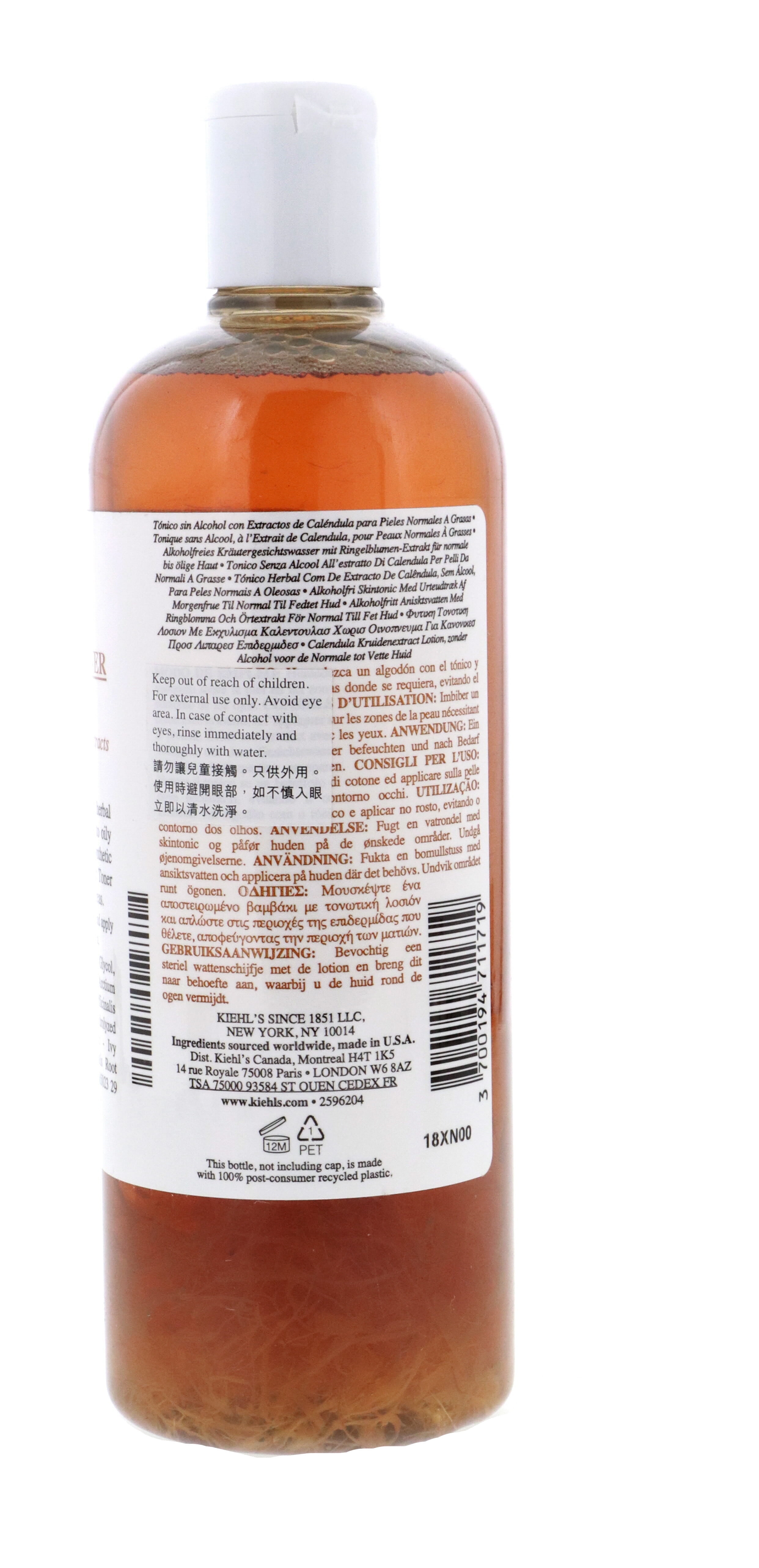 Kiehl's Calendula Herbal Extract Toner Alcohol Free, 16.9 oz