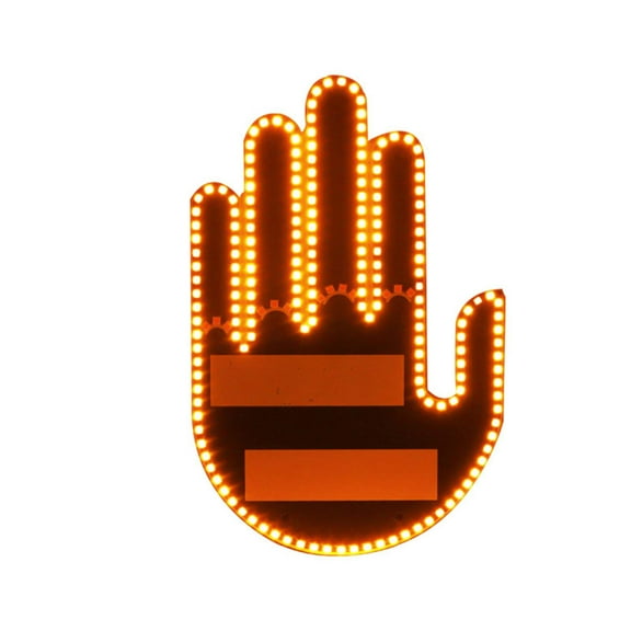 Car Accessories for Men - Car Finger Light with 3 Gestures Remote - Show Your Feelings to Drivers - Ideal Gift Hand Gesture Lights, Truck Accessories, Hand Gesture Car LED for Men and Women